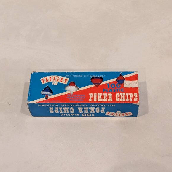 Vintage Ardsley 100 Plastic Poker Chips - Unbreakable/Washable - Picture 3 of 7